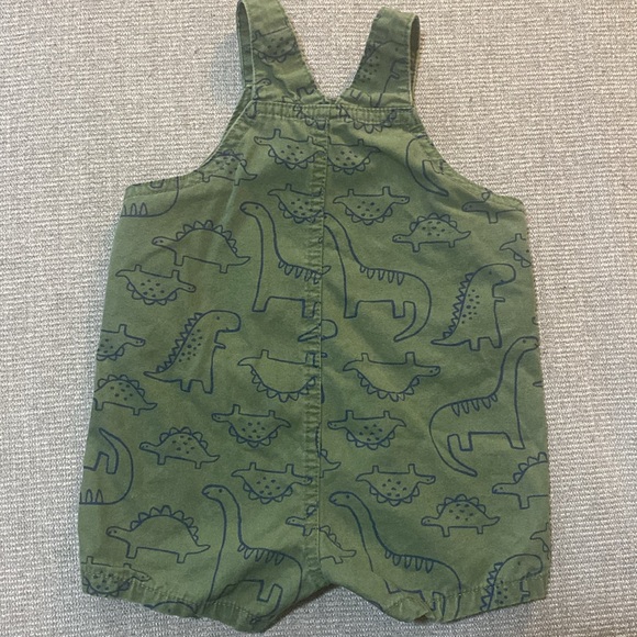Baby boy, overalls, dinosaur pattern - Picture 3 of 4